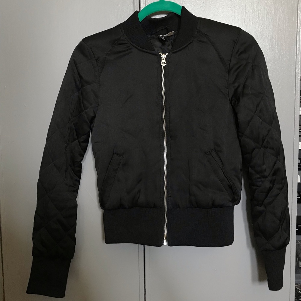 H&M Satin Bomber
